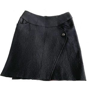 Stunning Handmade One of a Kind Boiled Wool Skirt